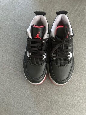 Nike Black and Red Retro Athletic Sneakers